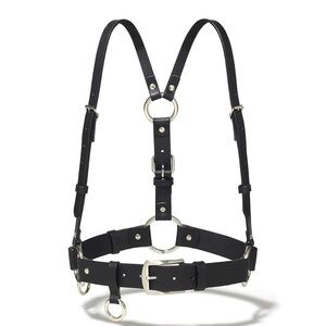 ÁRDÉO STUDIOS Leather Harness Womens Leather classic nickel belt harness